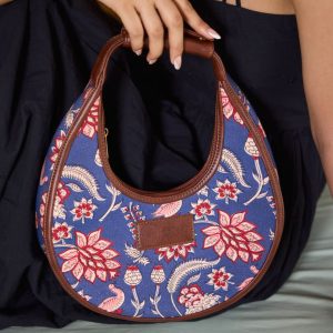 Bluebell Bloom Half Moon Bag